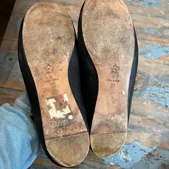 Barneys New York - Patent and Kid Leather Mary Janes, SZ 8 - Picture 7 of 9